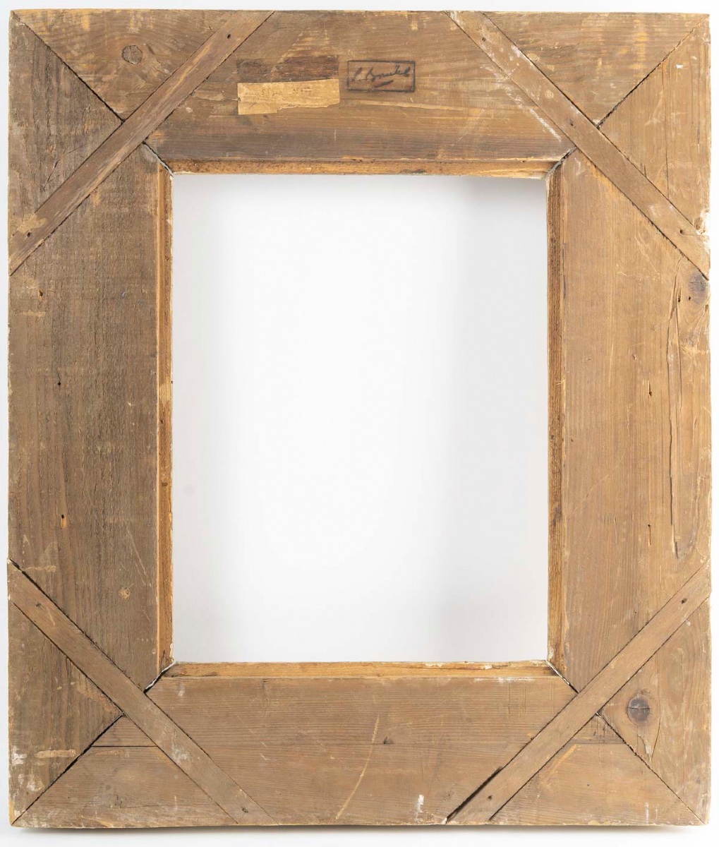 Bouche Frame, 5 Figure Size, Stamped On The Back-photo-2