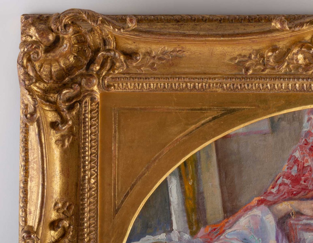 Darbour Marguerite, Mary (born In Florence End Of XIXth, Beginning Of XXth.) - Nu Alangui.-photo-1
