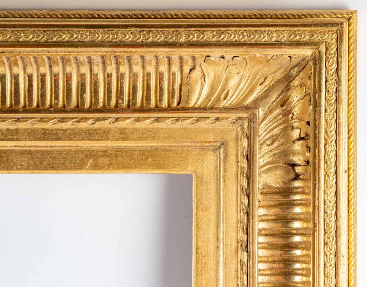 Canal Style Frame, Gilded With Gold Leaf-photo-2