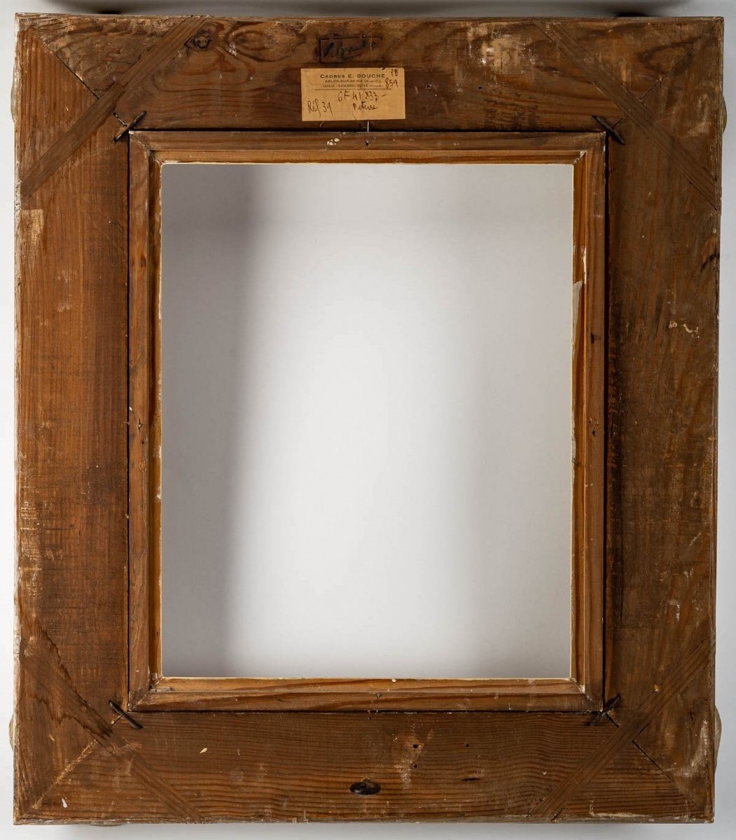 Frame Stamped Bouche - Format 6 Figure -41 X 33-photo-1