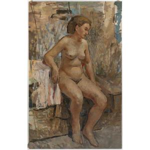 Attribué à Paul Emile COLIN ( 1867 - 1949 ) Nu de femme