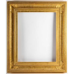 Canal Style Frame, Gilded With Gold Leaf