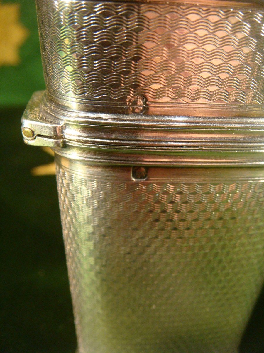 Necessaire De Voyage Couture En Argent Epoque Début XX ème Siècle -photo-1