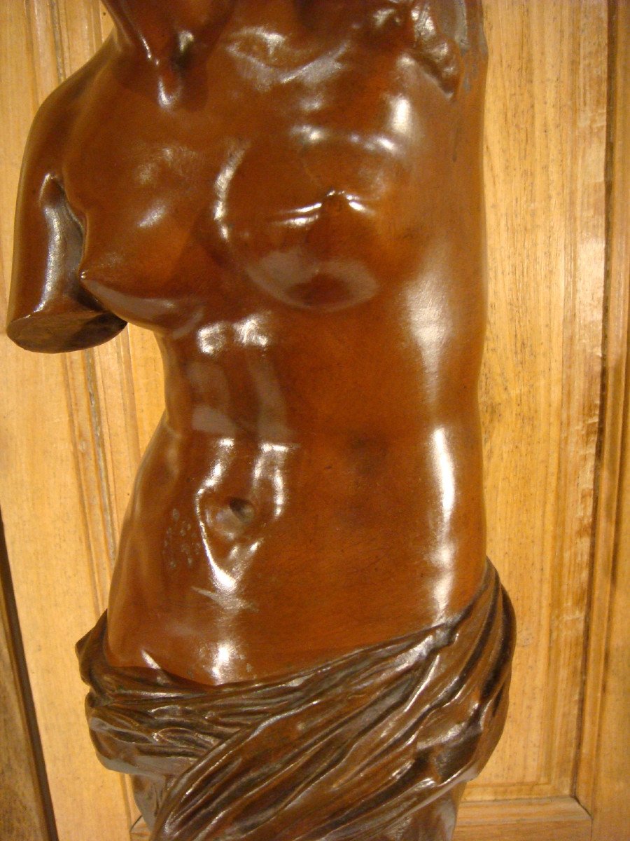 Venus De Milo Sculpture In Bronze Late 19th Century-photo-2