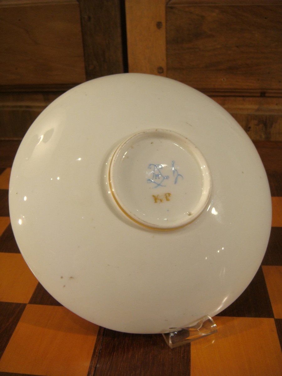 Coupelle En Porcelaine De Sevres Epoque XVIII ème 1792-photo-4