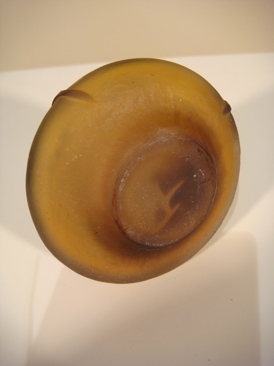 Galle Petit Vase Coloquinte Epoque Art Nouveau-photo-7