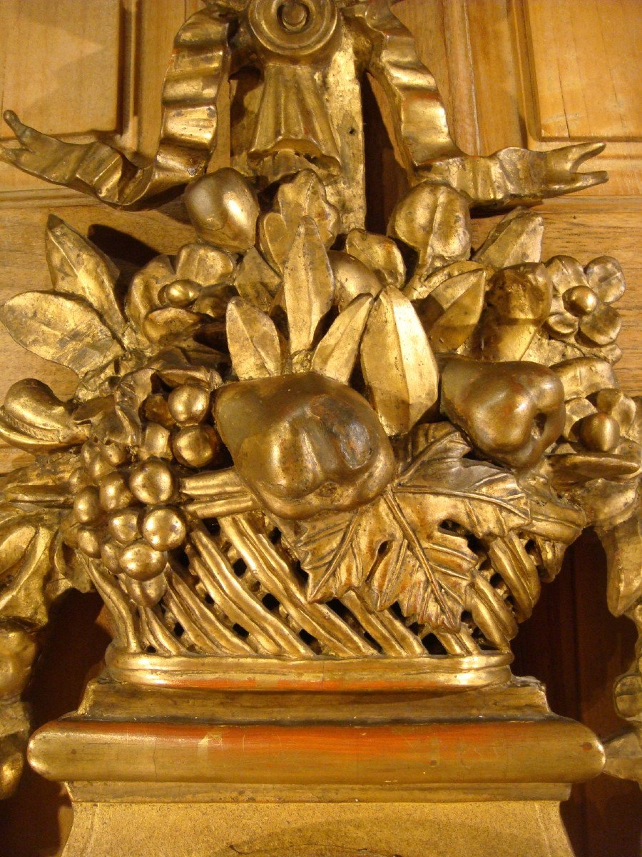 Louis XVI Style Basket Barometer, Louis Philippe Restoration Period -photo-1