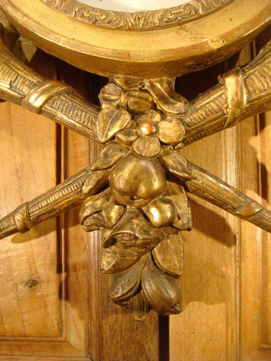Louis XVI Style Basket Barometer, Louis Philippe Restoration Period -photo-3