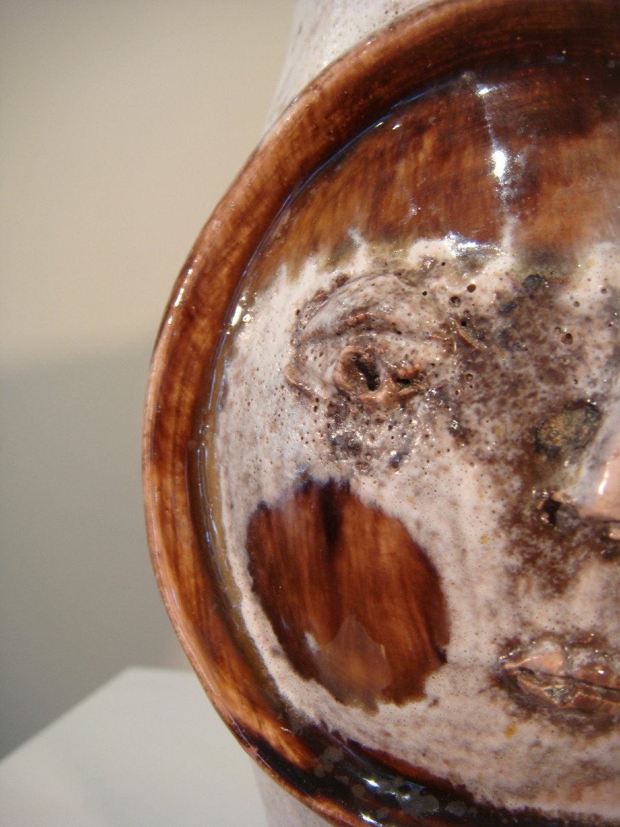Ceramic Pitcher By Robert And Jean Cloutier Period 20th Century -photo-4