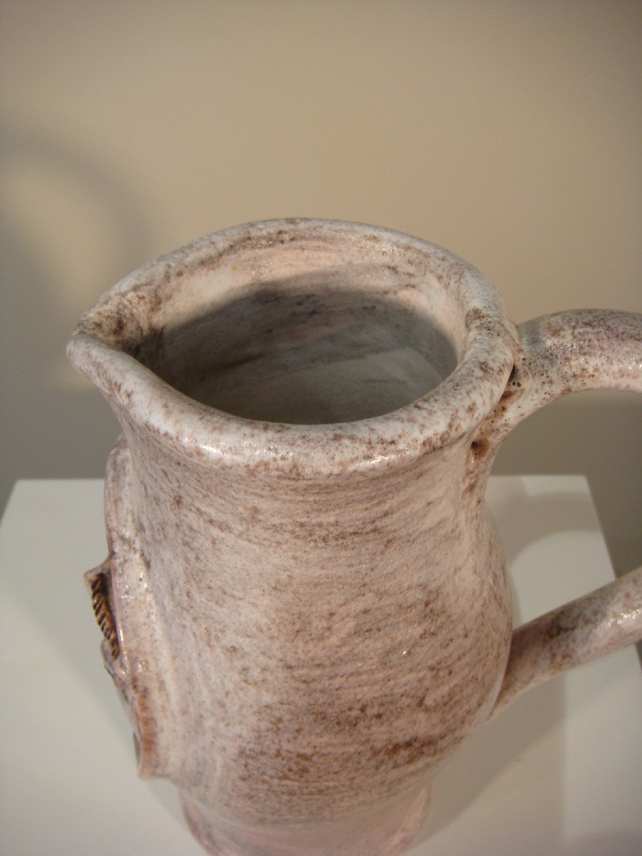 Ceramic Pitcher By Robert And Jean Cloutier Period 20th Century -photo-6