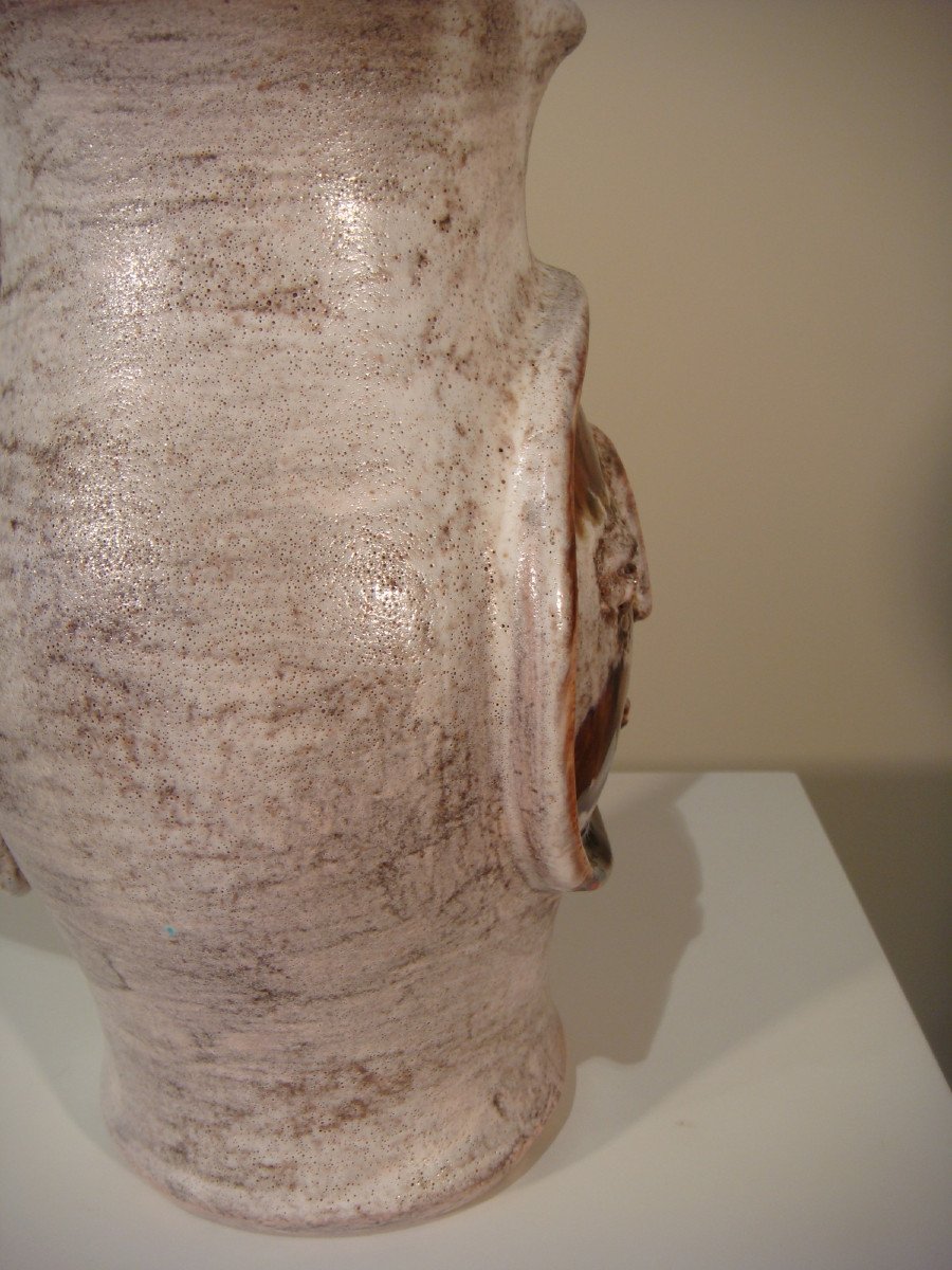 Ceramic Pitcher By Robert And Jean Cloutier Period 20th Century -photo-7