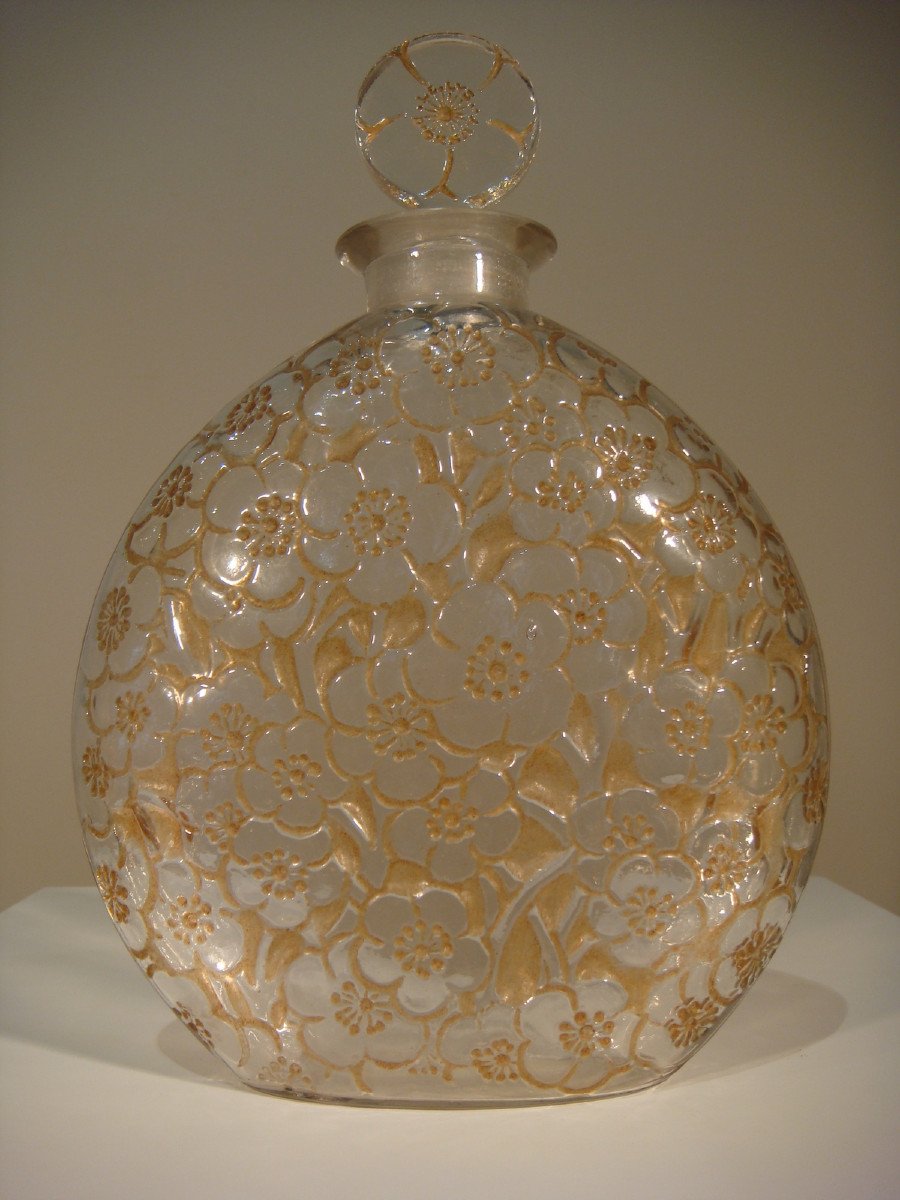 Large Bottle Of Lalique Le Lys d'Orsay Art Deco Period-photo-2