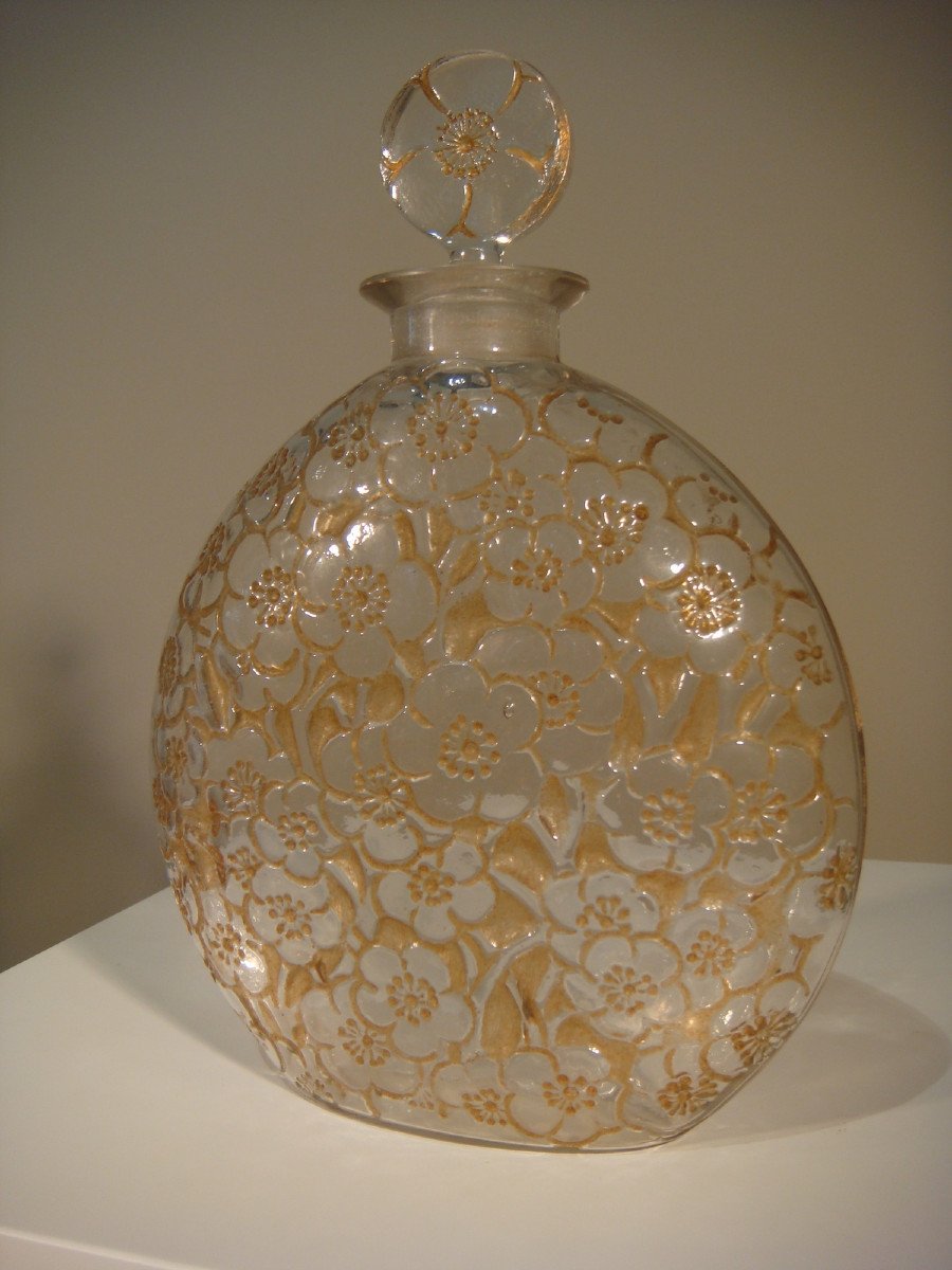 Large Bottle Of Lalique Le Lys d'Orsay Art Deco Period-photo-3