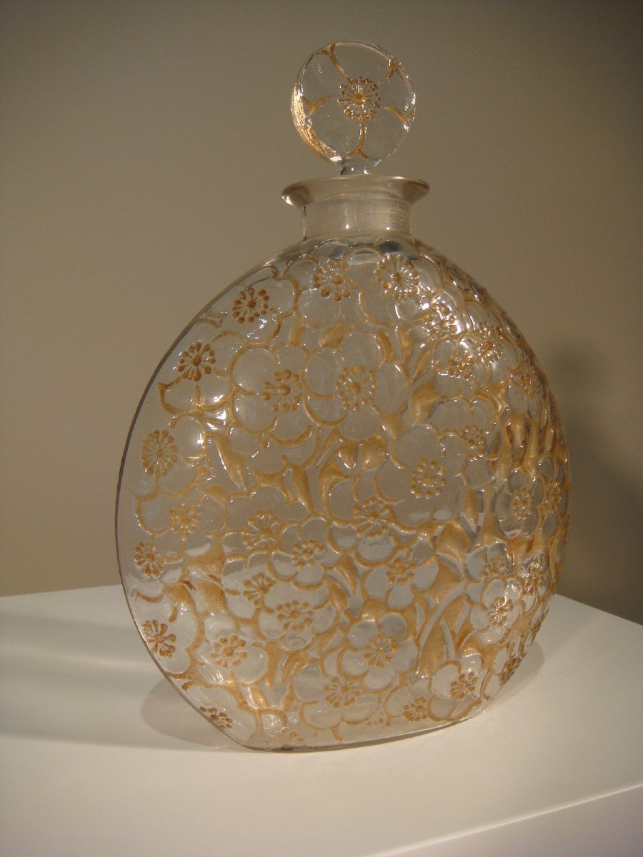 Large Bottle Of Lalique Le Lys d'Orsay Art Deco Period-photo-4
