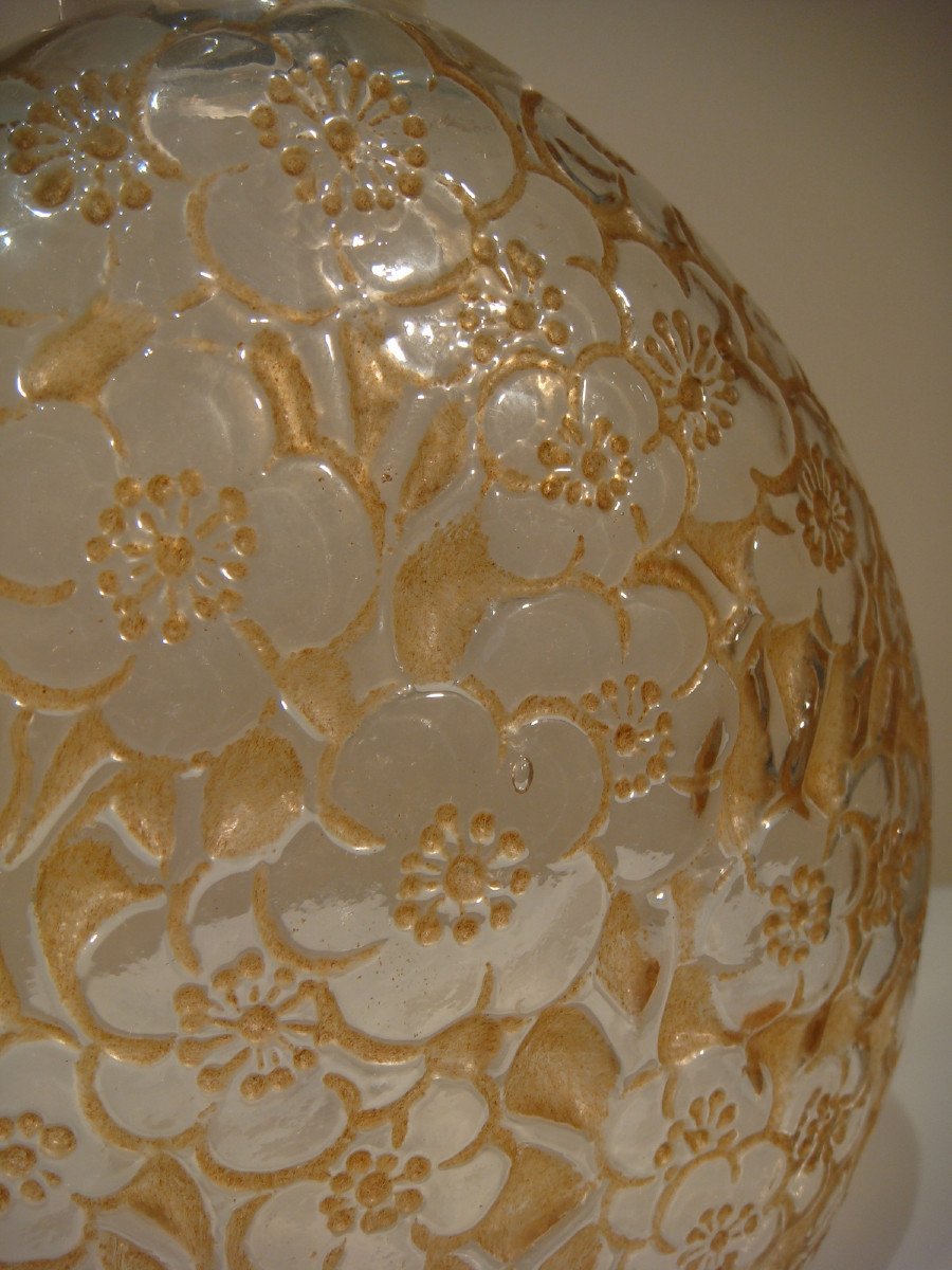 Large Bottle Of Lalique Le Lys d'Orsay Art Deco Period-photo-3