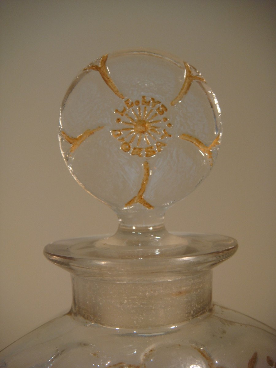 Large Bottle Of Lalique Le Lys d'Orsay Art Deco Period-photo-6