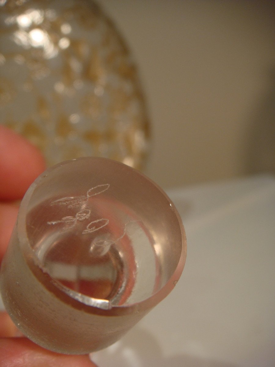 Large Bottle Of Lalique Le Lys d'Orsay Art Deco Period-photo-7