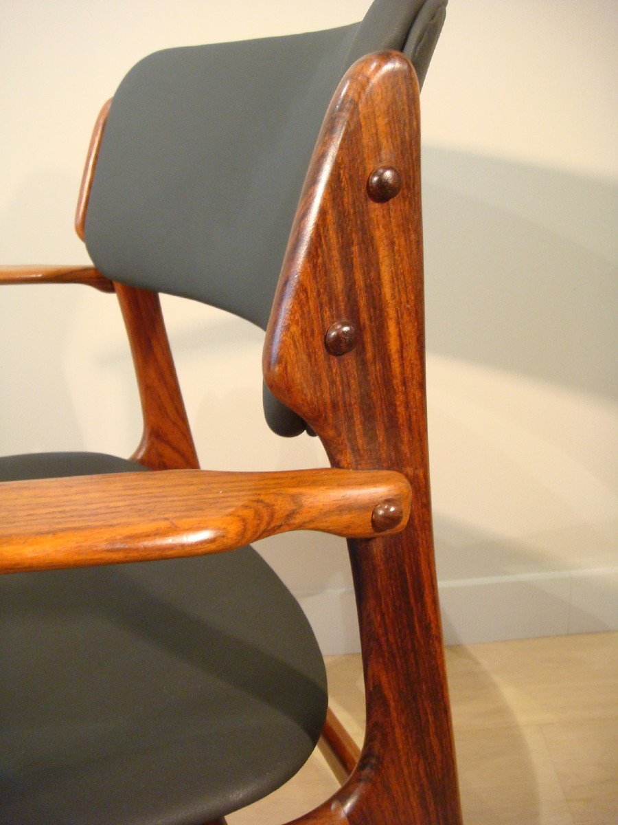 Scandinavian Office Chair Seat Erik Buch-photo-3