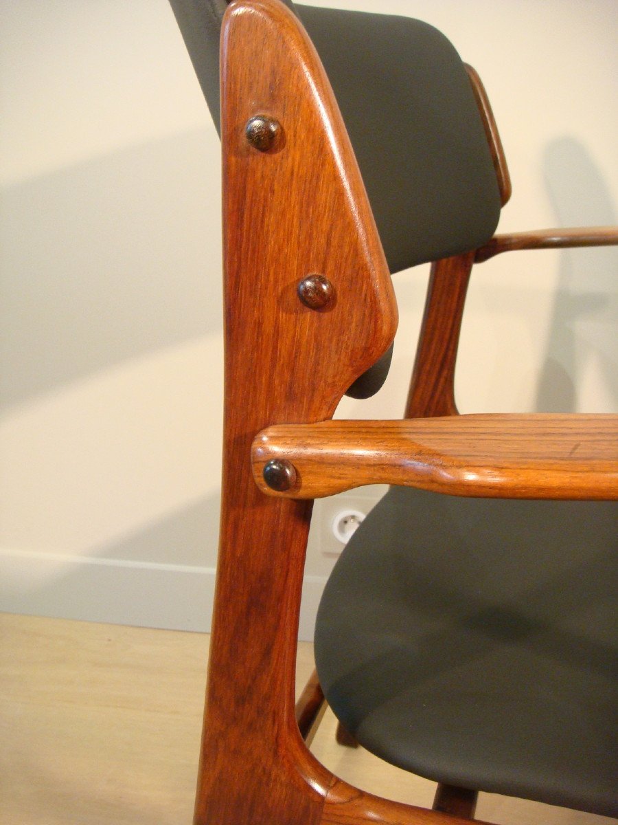 Scandinavian Office Chair Seat Erik Buch-photo-6