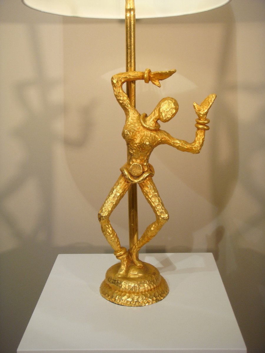 Woman Lamp By Nicolas De Wael For Fondica Period Circa 1980 -photo-2