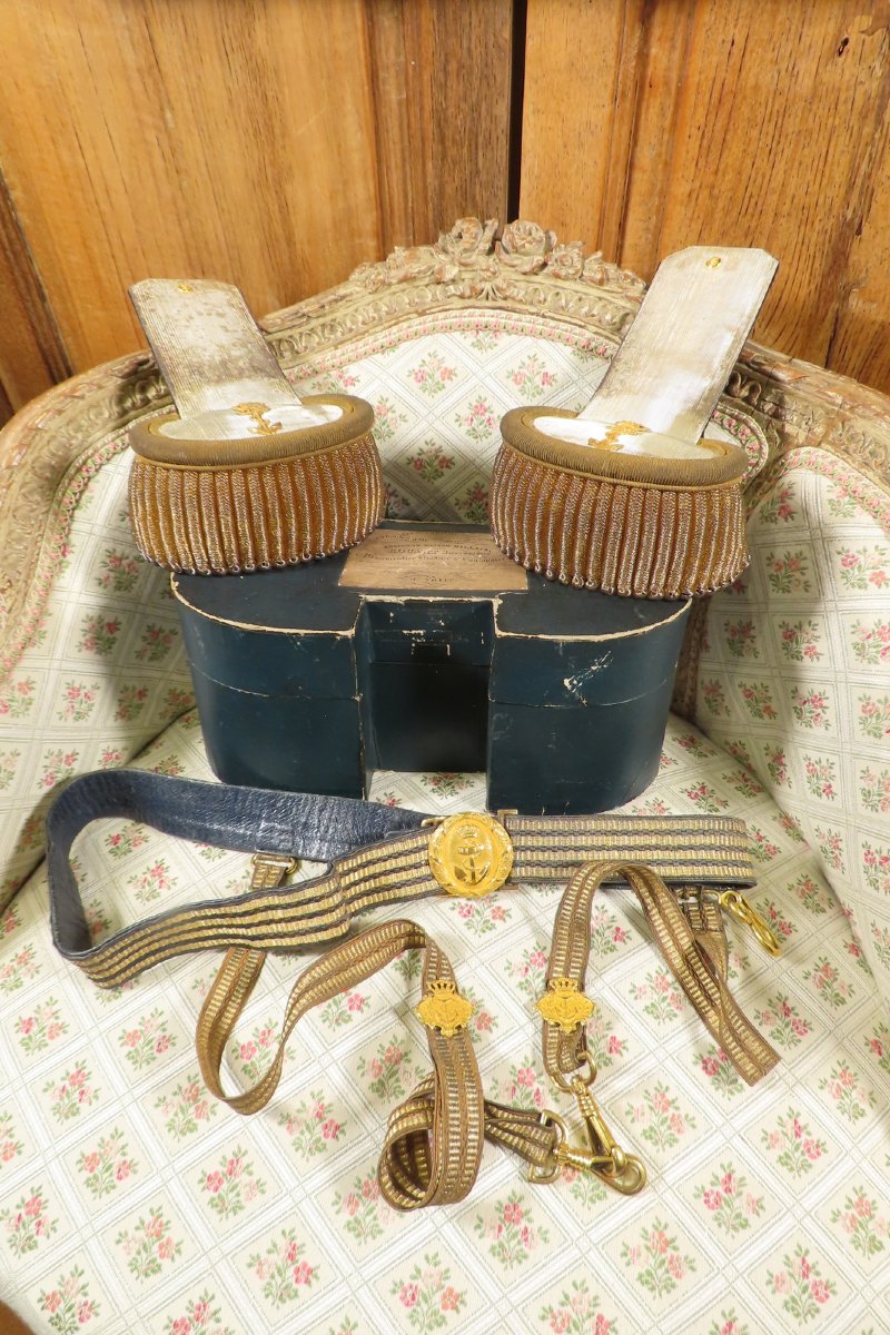 Rouart Paris Senior Naval Officer's Set - July Monarchy -photo-8