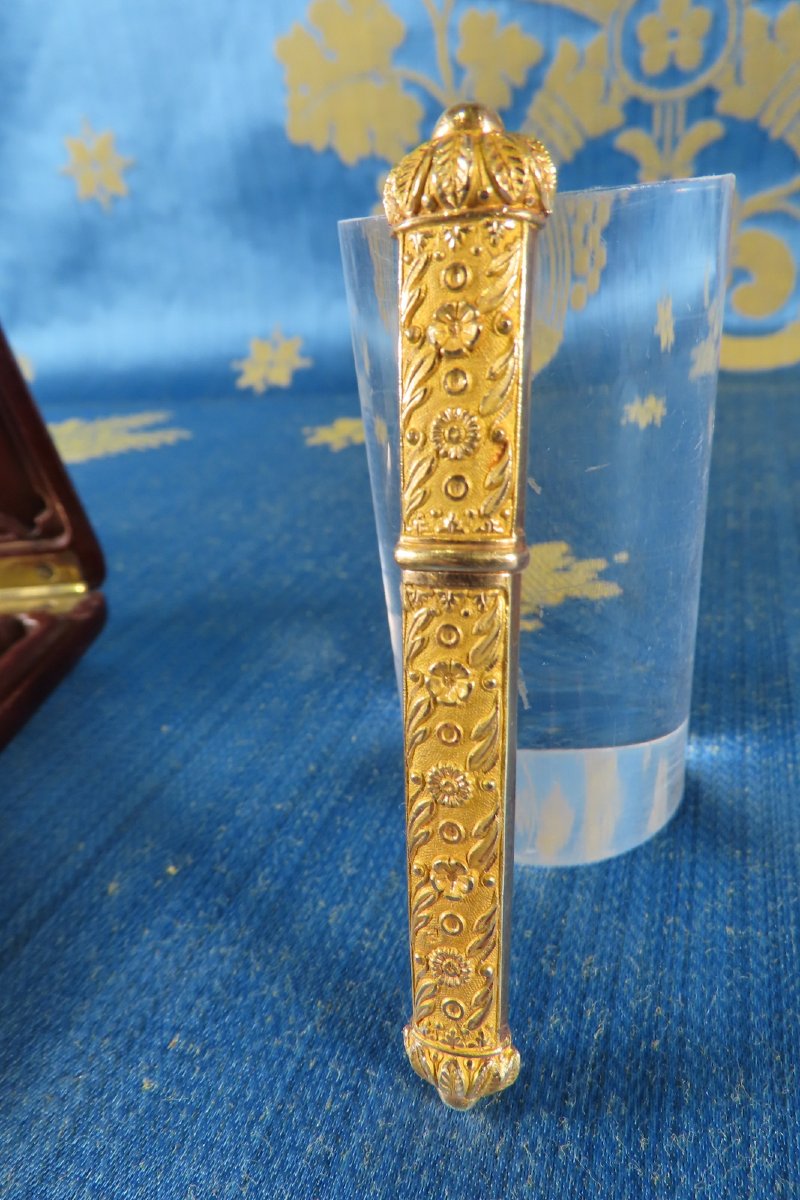 Petit Necessaire De Couture De Dame Epoque Début XIX ème -photo-3