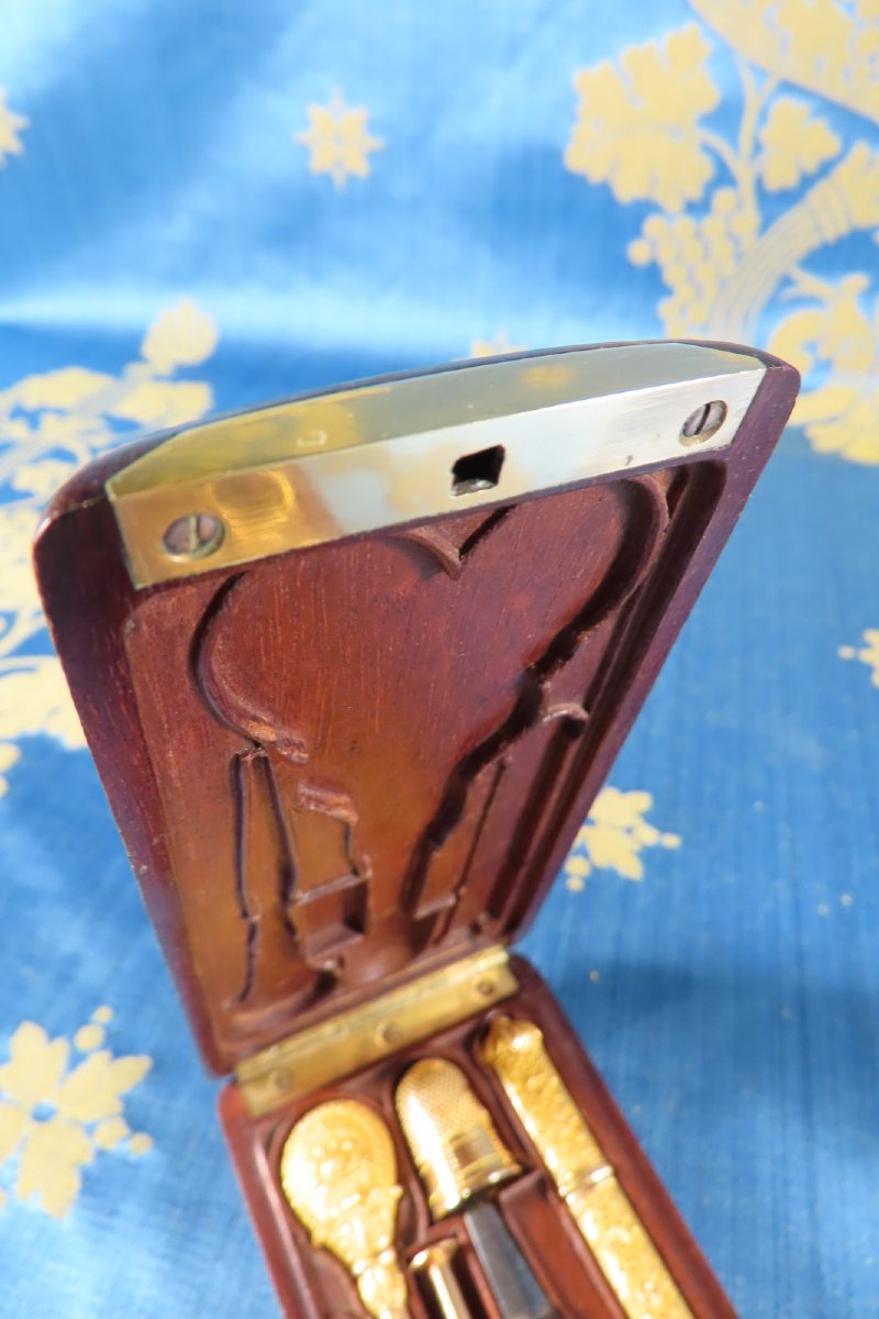 Petit Necessaire De Couture De Dame Epoque Début XIX ème -photo-7