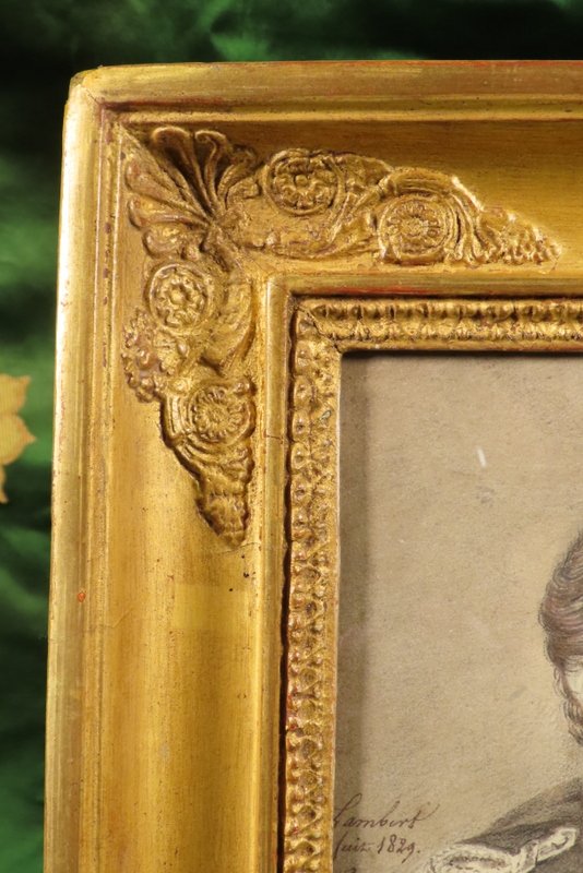 Drawing Portrait Of An Officer Lambert Brussels 1829-photo-7
