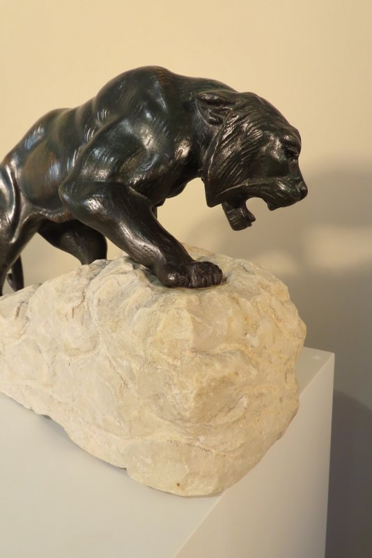 PANTHERE EN BRONZE DE JAMES ANDREY Epoque début XX ème -photo-4