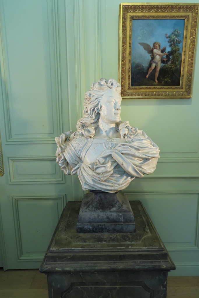 GRAND BUSTE SCULPTURE EN TERRE CUITE VERNISSEE Epoque XIX ème 