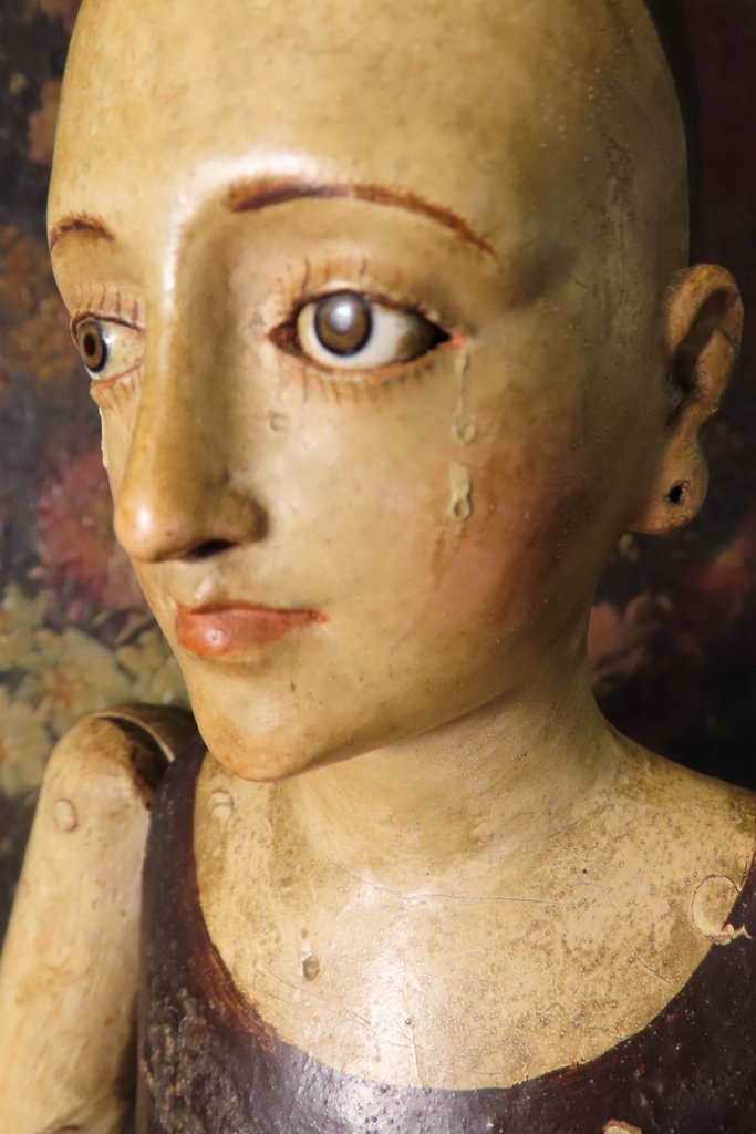 Wooden Santon Sculpture Of Devotion Italy - 18th Century Period -photo-4