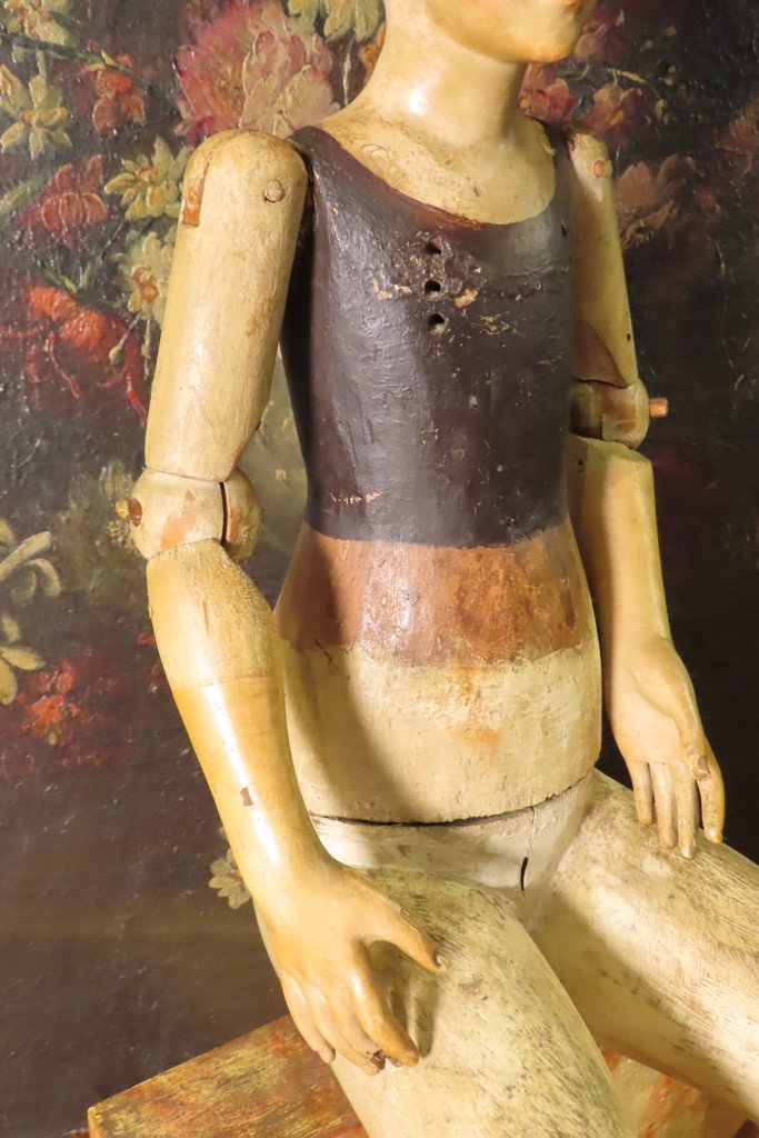 Wooden Santon Sculpture Of Devotion Italy - 18th Century Period -photo-4