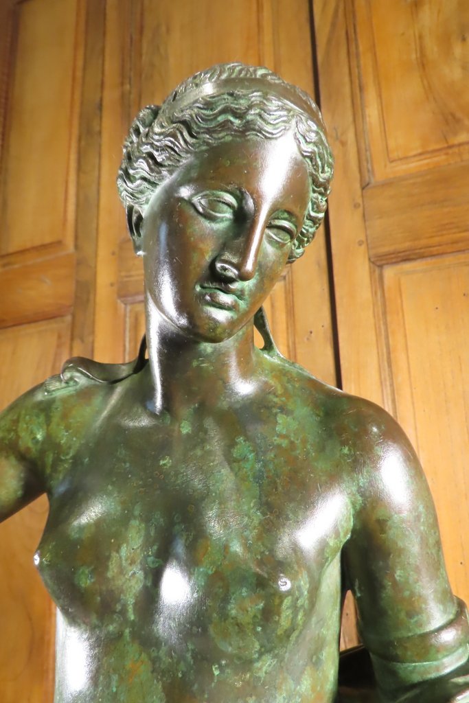 Bronze Sculpture Of Venus Of Arles 19th Century-photo-4