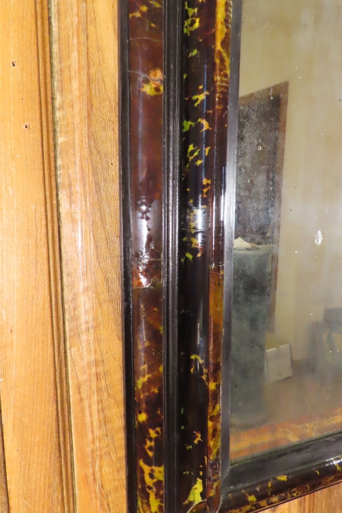 Mirror With Tortoiseshell Moldings Early 18th Century-photo-1