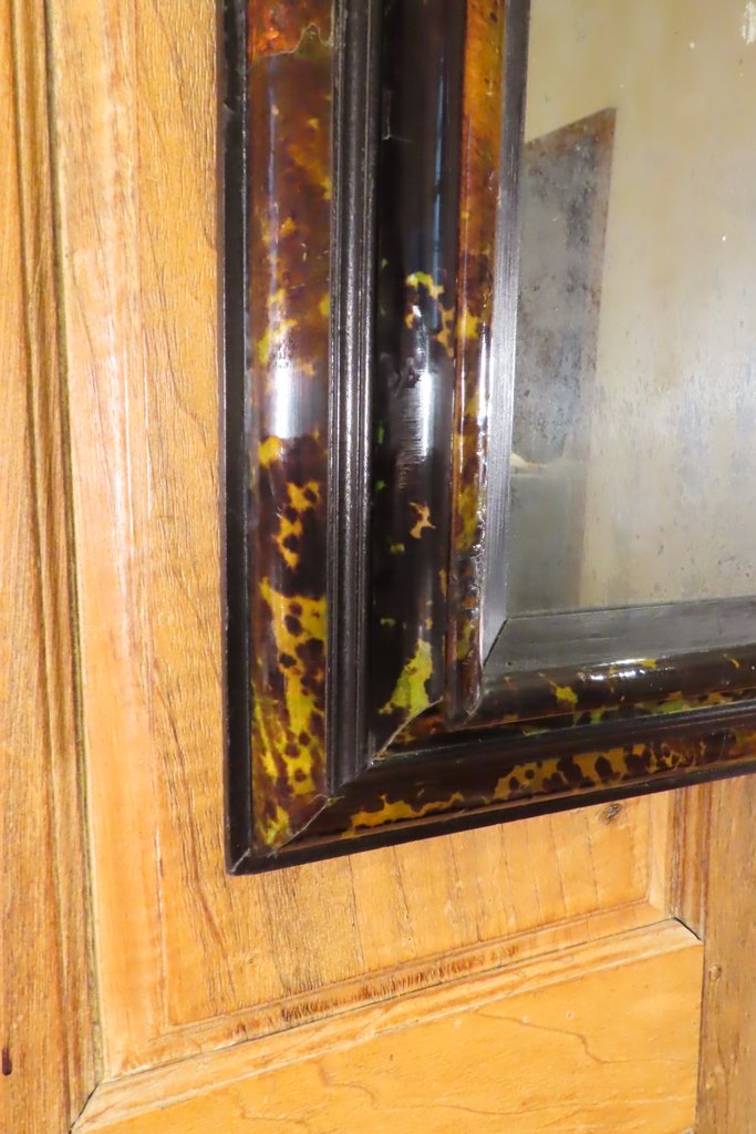 Mirror With Tortoiseshell Moldings Early 18th Century-photo-2