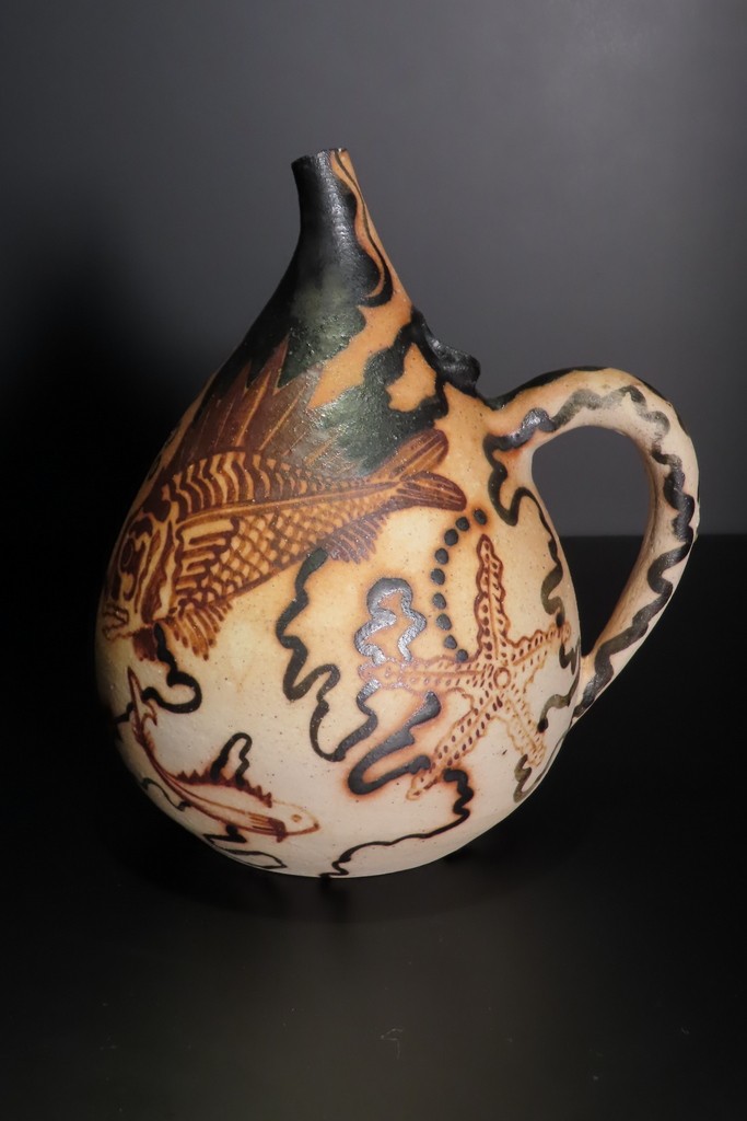 Ciboure Pitcher Praktika Sea Bed Decor Etienne Vilotte 20th Century 