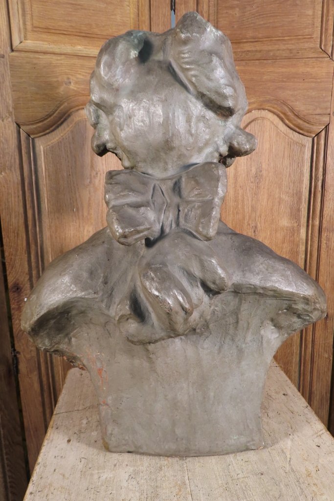 Terracotta Sculpture Of A Gentleman's Bust, 19th Century -photo-2