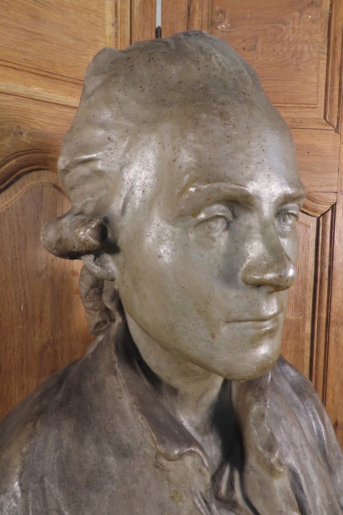 Terracotta Sculpture Of A Gentleman's Bust, 19th Century -photo-4