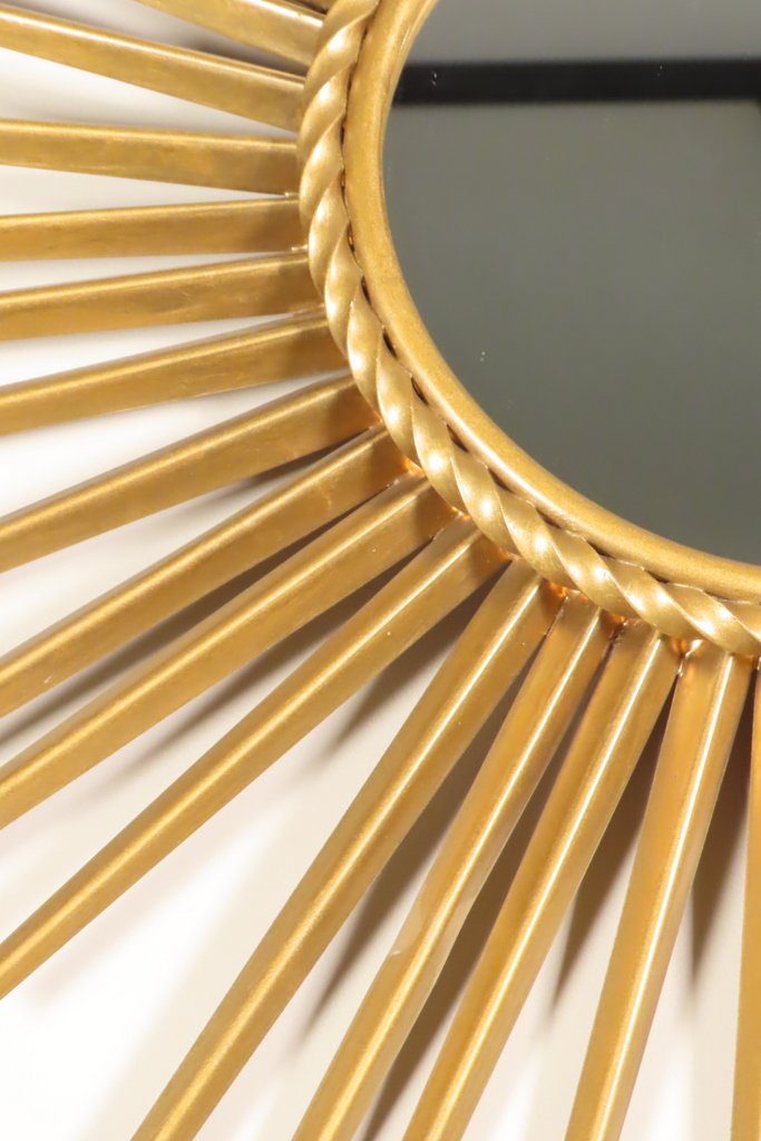 Chaty Vallauris Radiant Sun Mirror Circa 1950 -photo-1