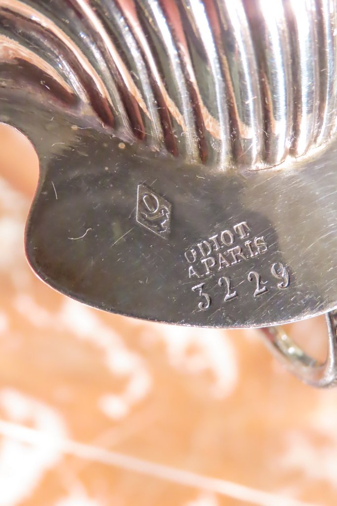 Odiot Paris Solid Silver Shells Late 19th Century -photo-4