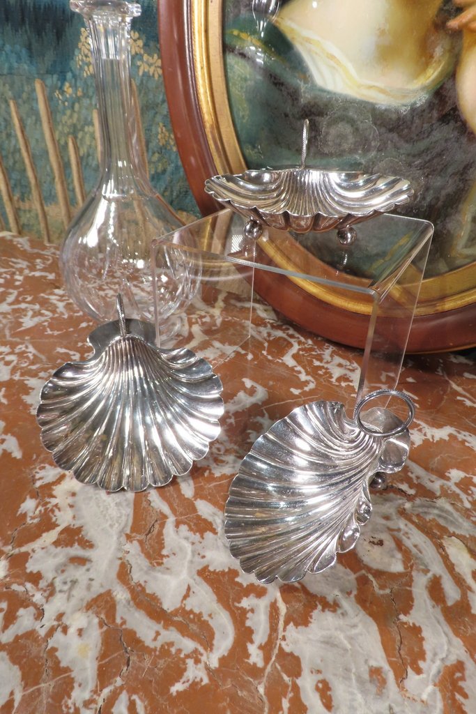 Odiot Paris Solid Silver Shells Late 19th Century -photo-6