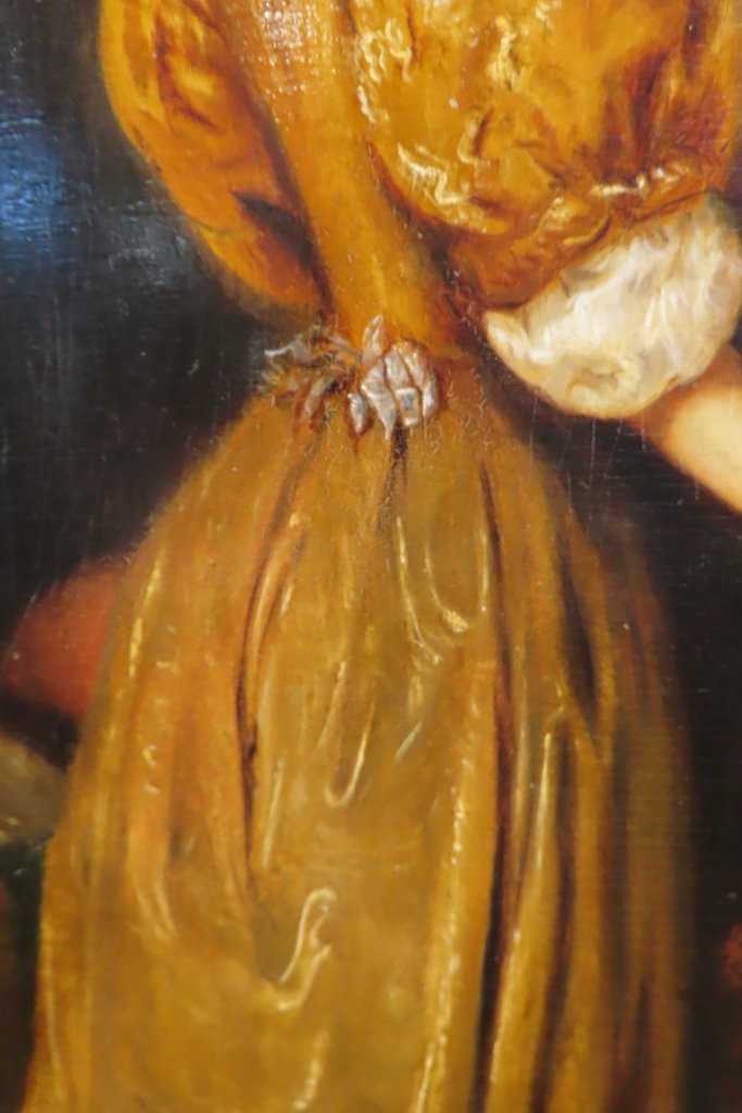 Painting The Card Game Oil On Panel 19th Century -photo-5