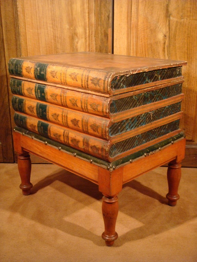 CURIEUX PETIT MEUBLE D’AISANCES DE SALON Epoque XIX ème-photo-1