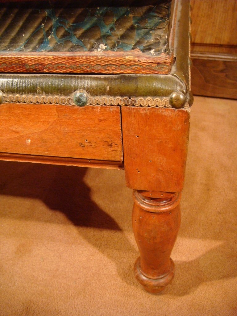 CURIEUX PETIT MEUBLE D’AISANCES DE SALON Epoque XIX ème-photo-5