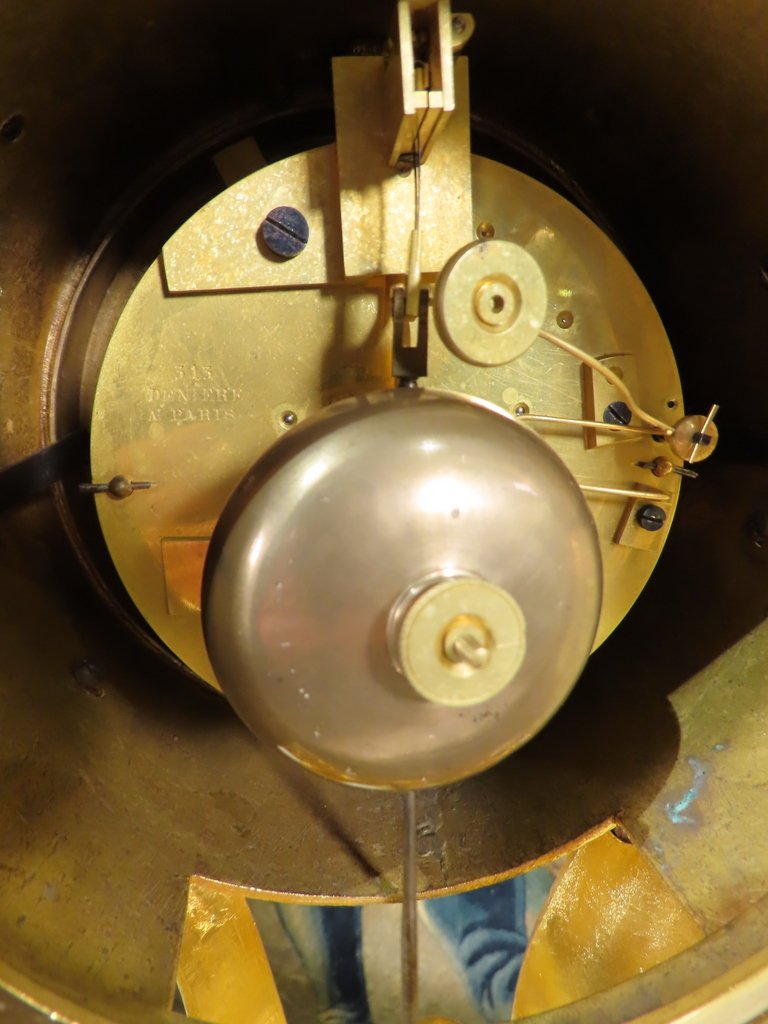 PENDULE ROCAILLE AUX AMOURS VENDANGEURS De Style Louis XV -photo-7