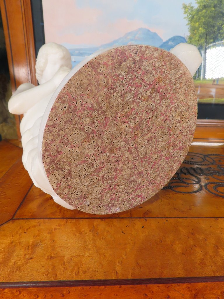 Antique-style Alabaster Sculpture Of A Young Ephebe -photo-7