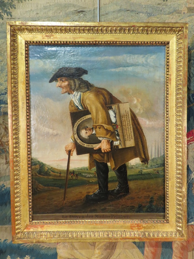 Painting The Dean Of The Master Painters And Portrait Of Montalembert Late 18th Century 