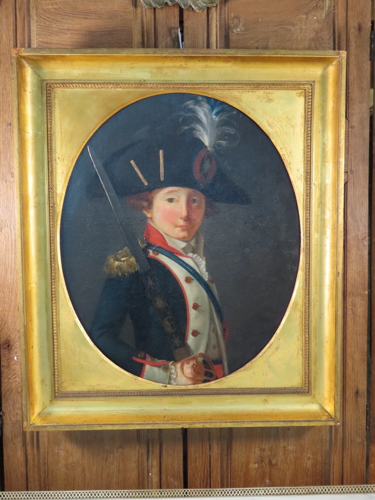 Portrait Of A Young Officer Late 18th Century