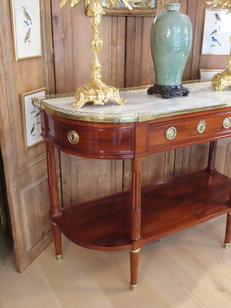Weber Casewood Console Louis XVI Period-photo-3