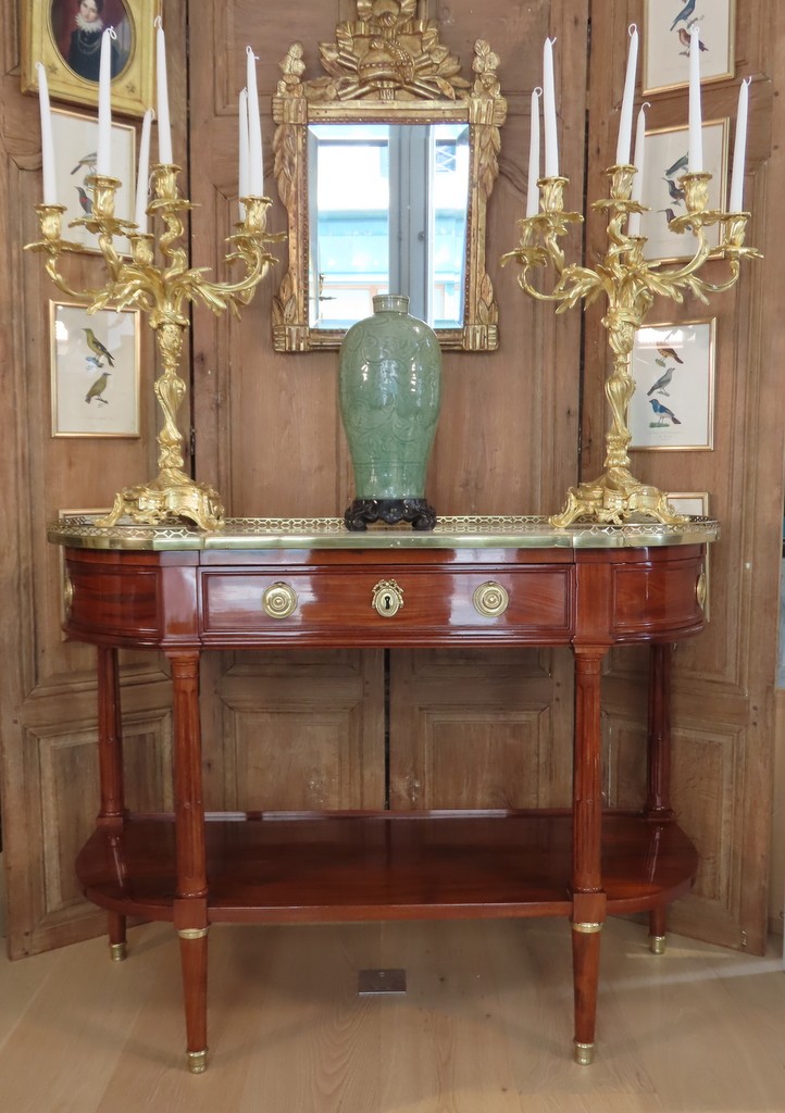 Weber Casewood Console Louis XVI Period